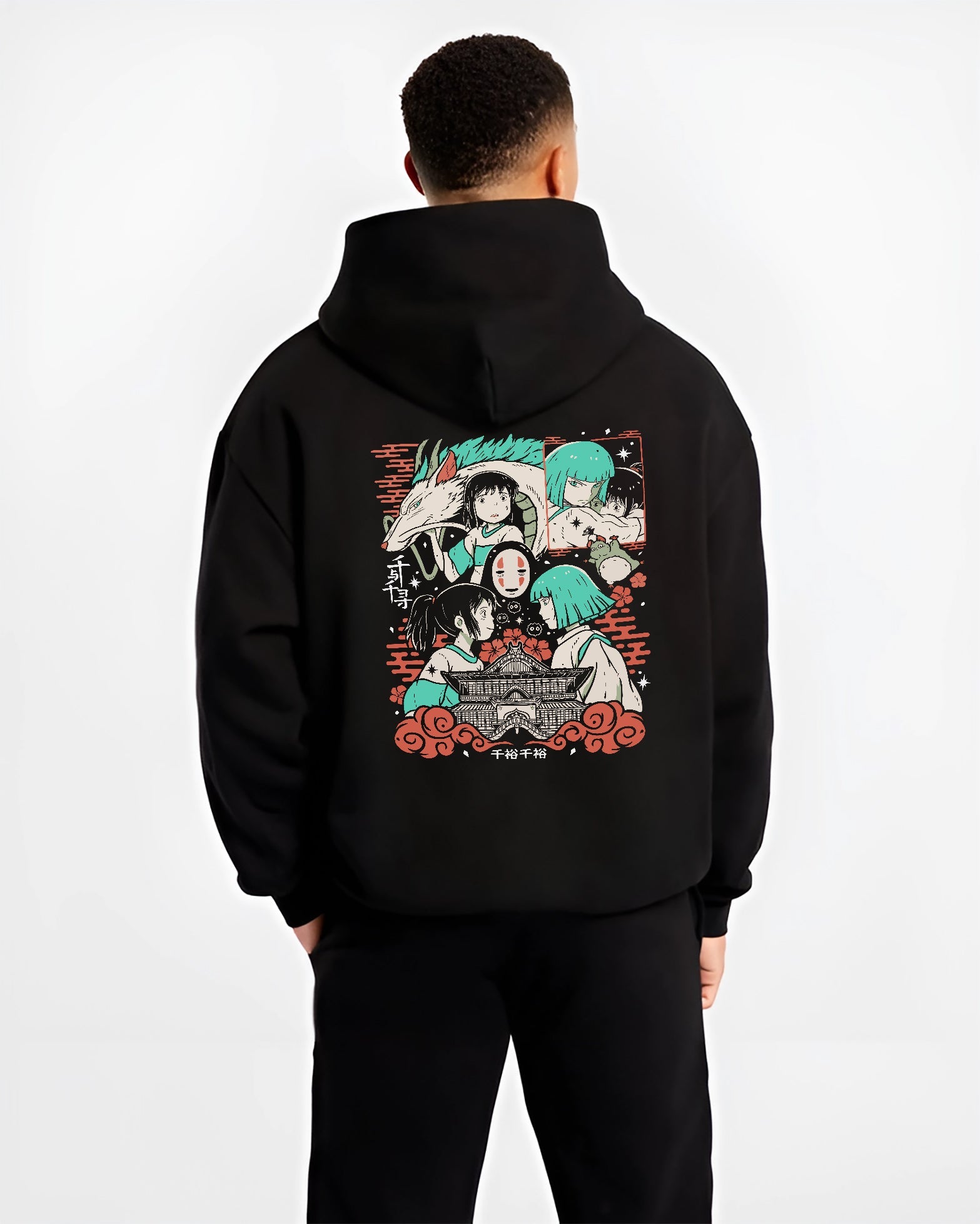 Chihiro & Haku Studio Ghibli Spirited Away Anime Hoodie