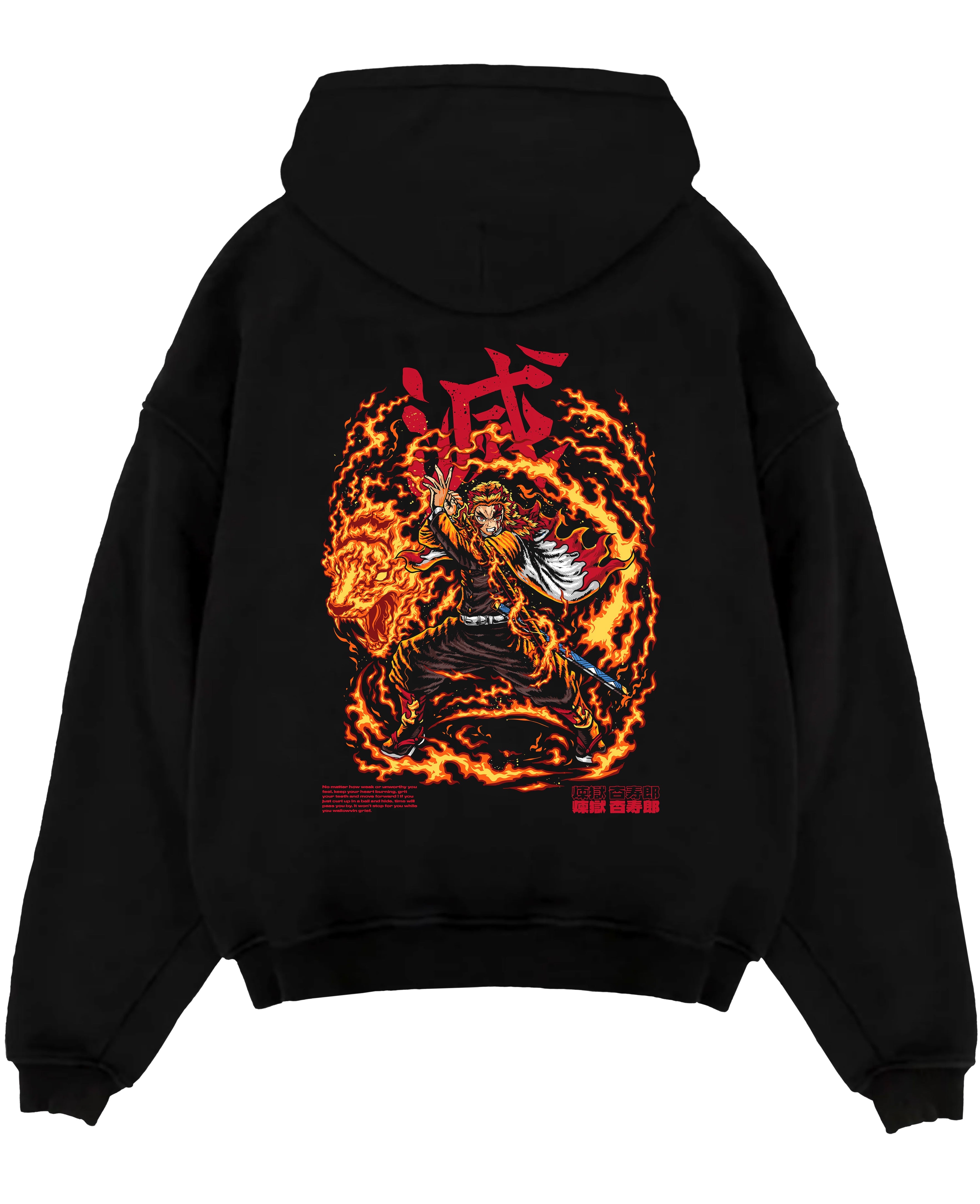 Rengoku Flame Hashira Demon Slayer Kimetsu no Yaiba Hoodie