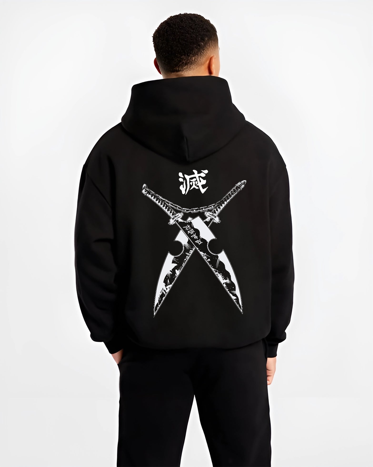 Tengen Uzui Demon Slayer Twin Blades Streetwear Hoodie