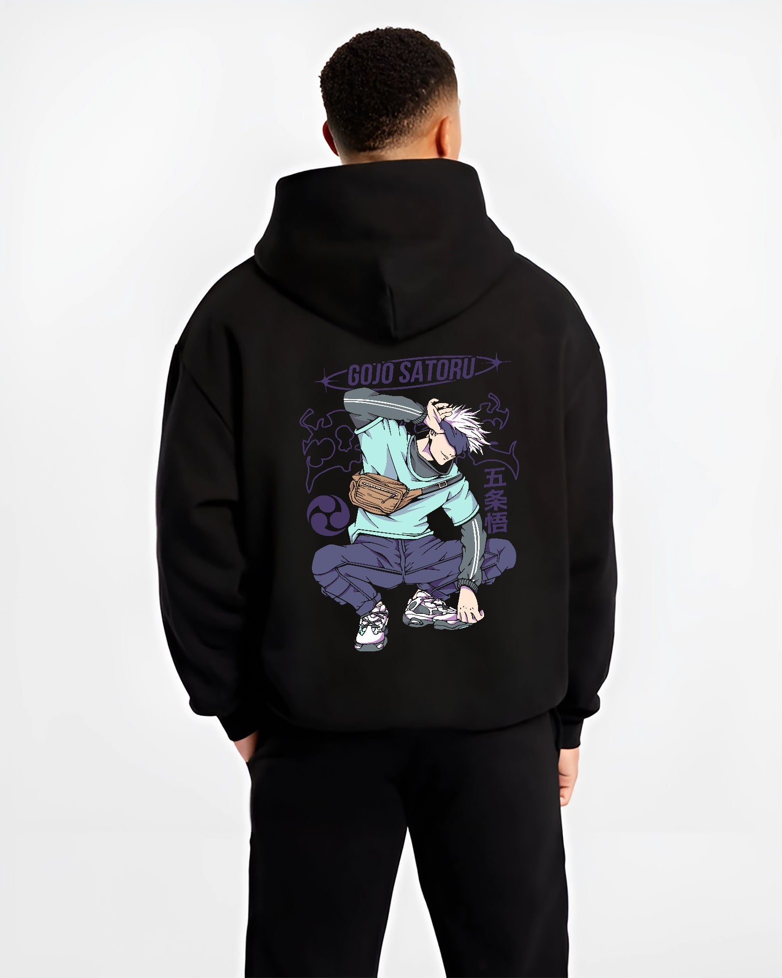Gojo Satoru Jujutsu Kaisen Hoodie – Hollow Purple Energy