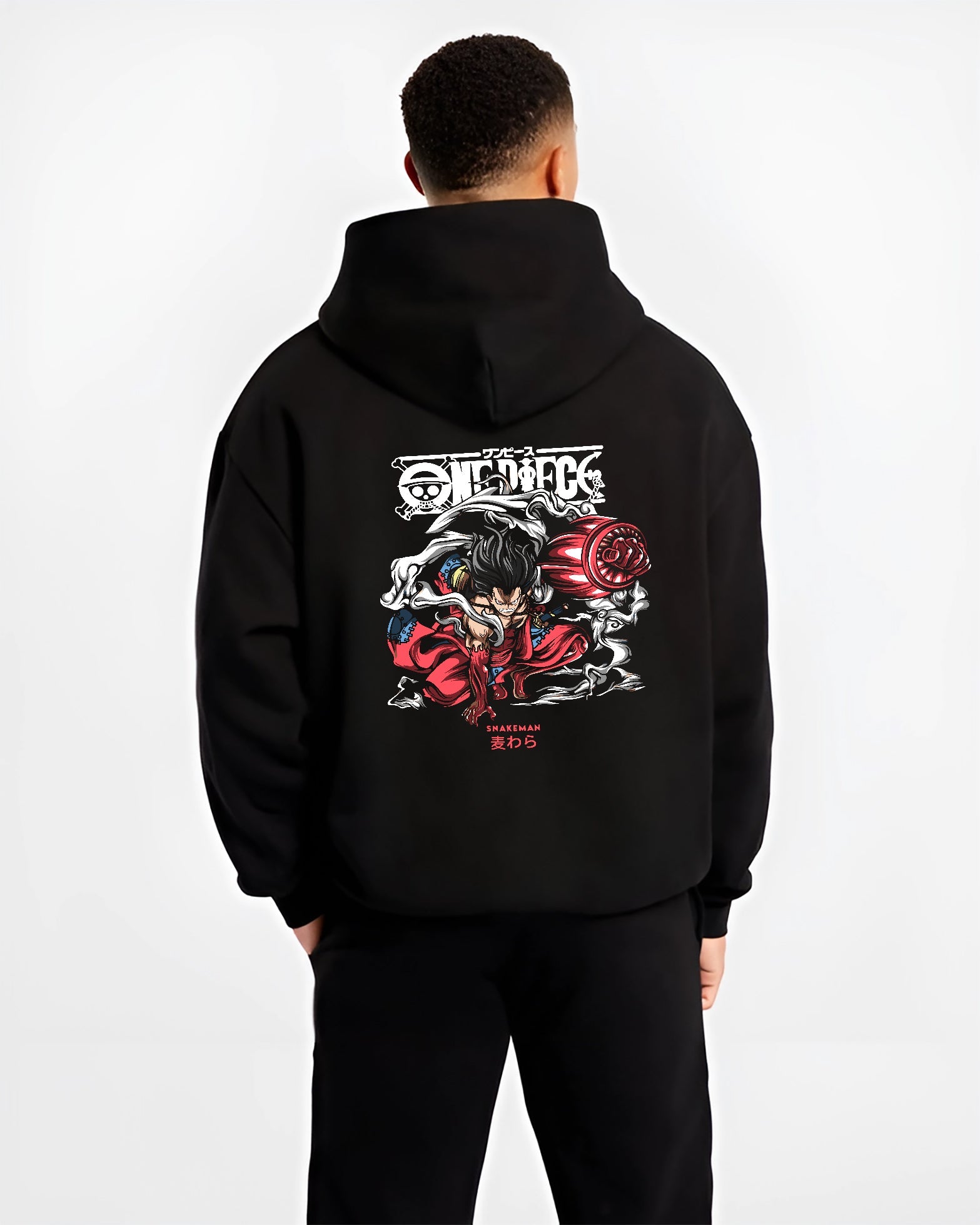 Luffy Gear 4 Snake Man | Hoodie Sweatshirt Oversized T-shirt