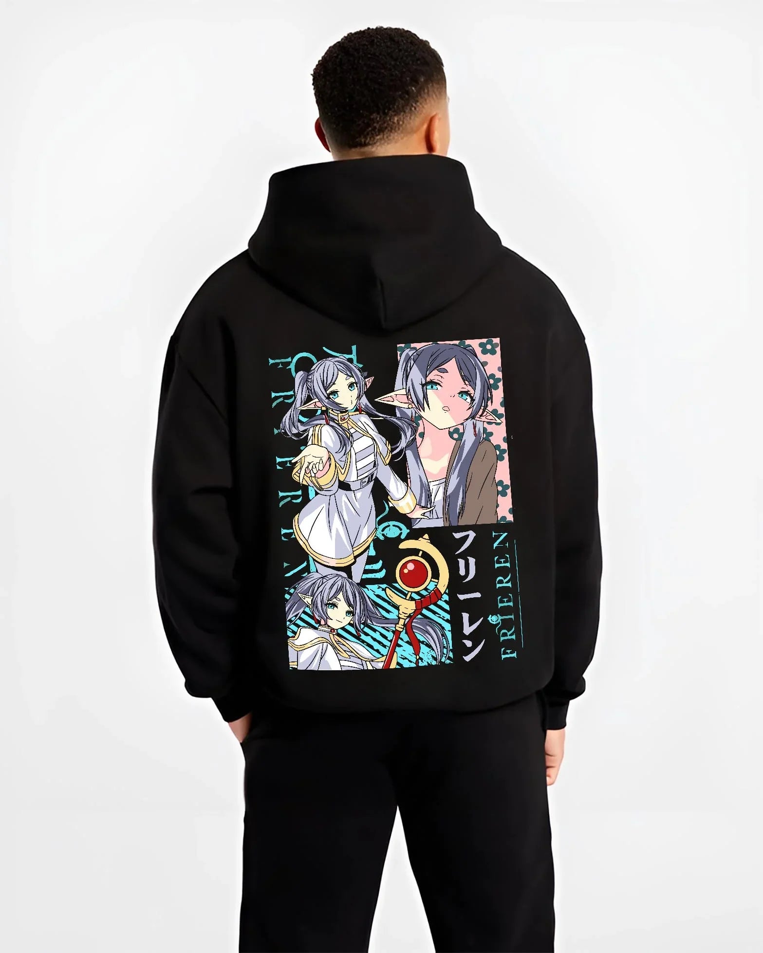 Sweat à Capuche Frieren Beyond Journey's End – Sweat-shirt Anime Frieren Himmel Numérique, Unisexe