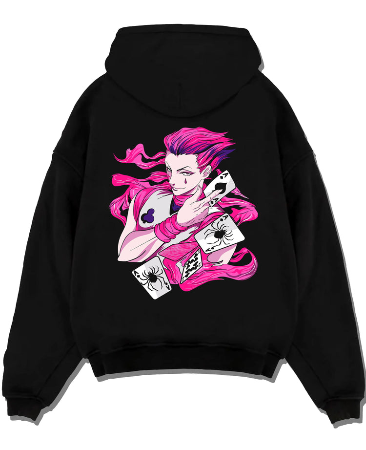 Hisoka Hunter x Hunter Hoodie Magic Card Power Strike