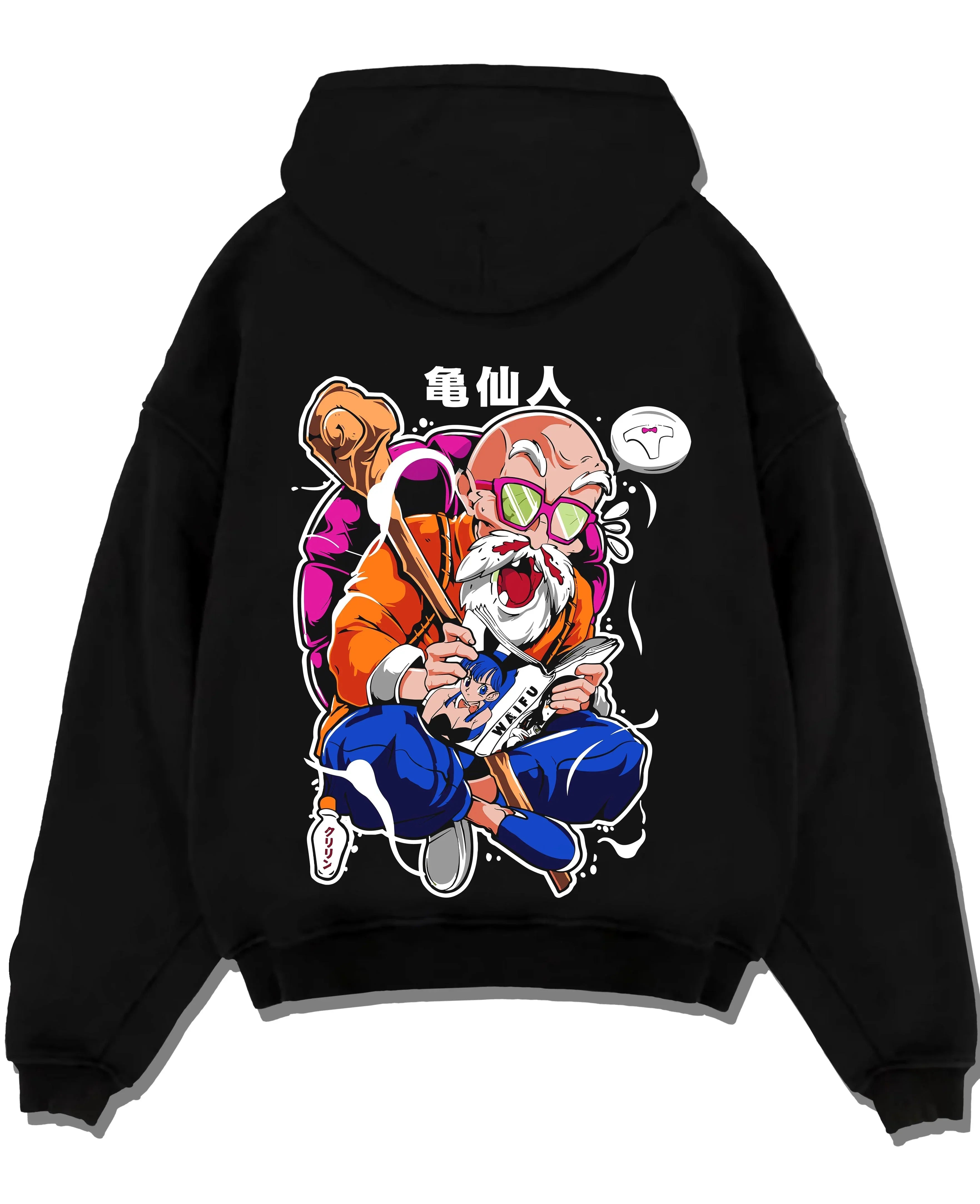 Black Roshi Master Roshi Hoodie Dragon Ball Martial Arts