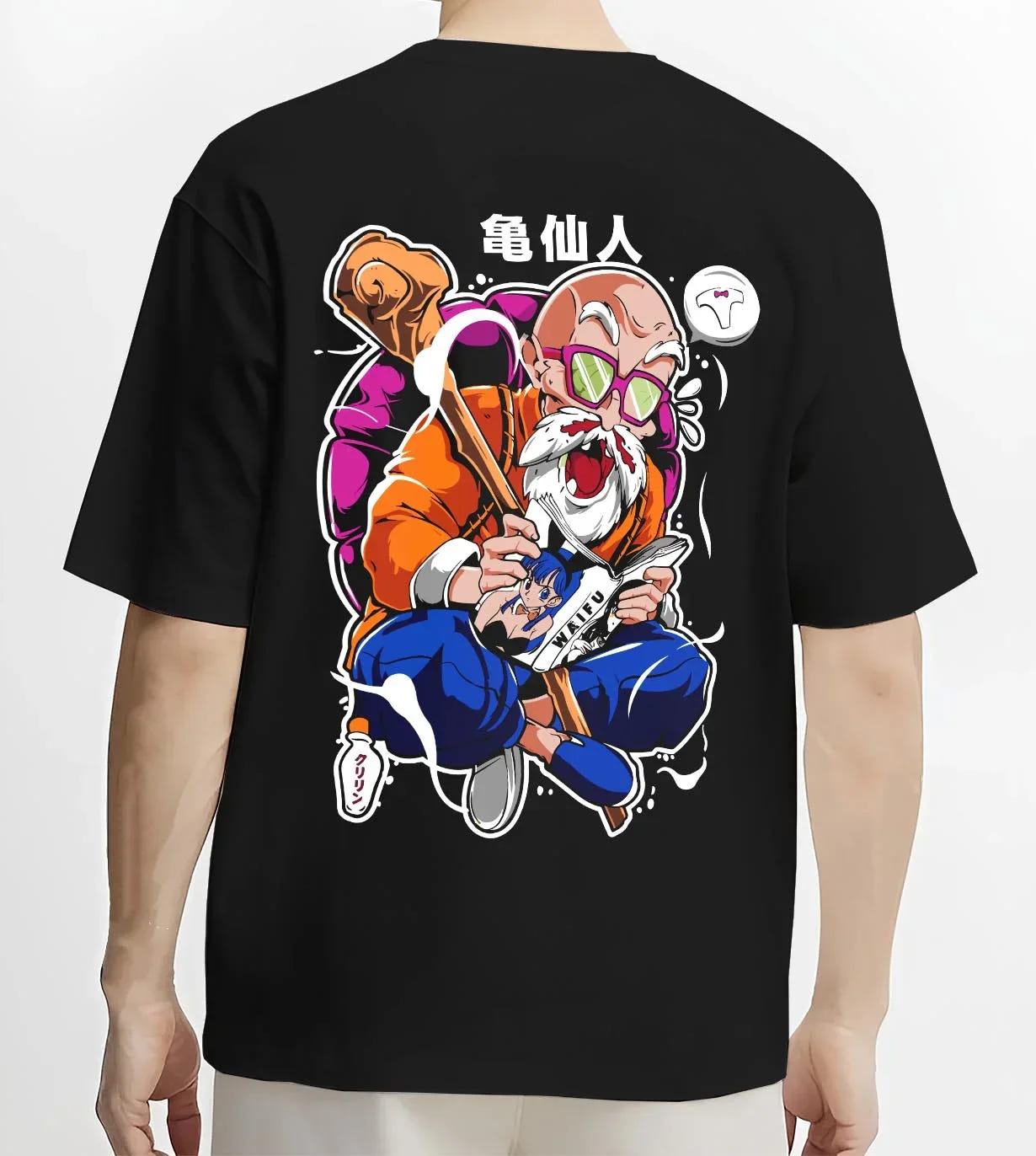 Black Roshi Master Roshi Hoodie Dragon Ball Martial Arts