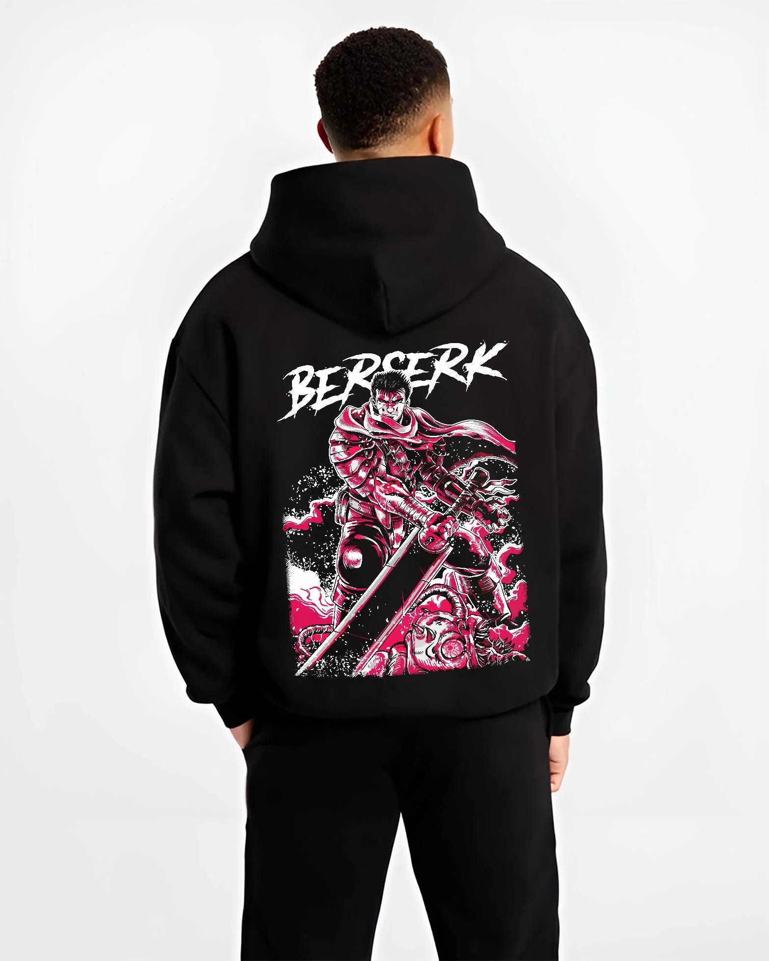 Guts Berserk Hoodie Dark Swordsman Skull Knight Battle Form
