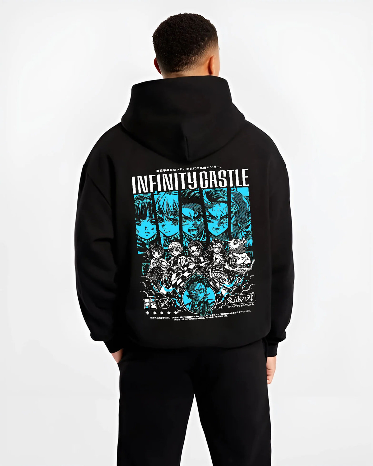 Demon Slayer Infinity Hoodie Castle Ensemble Illustration