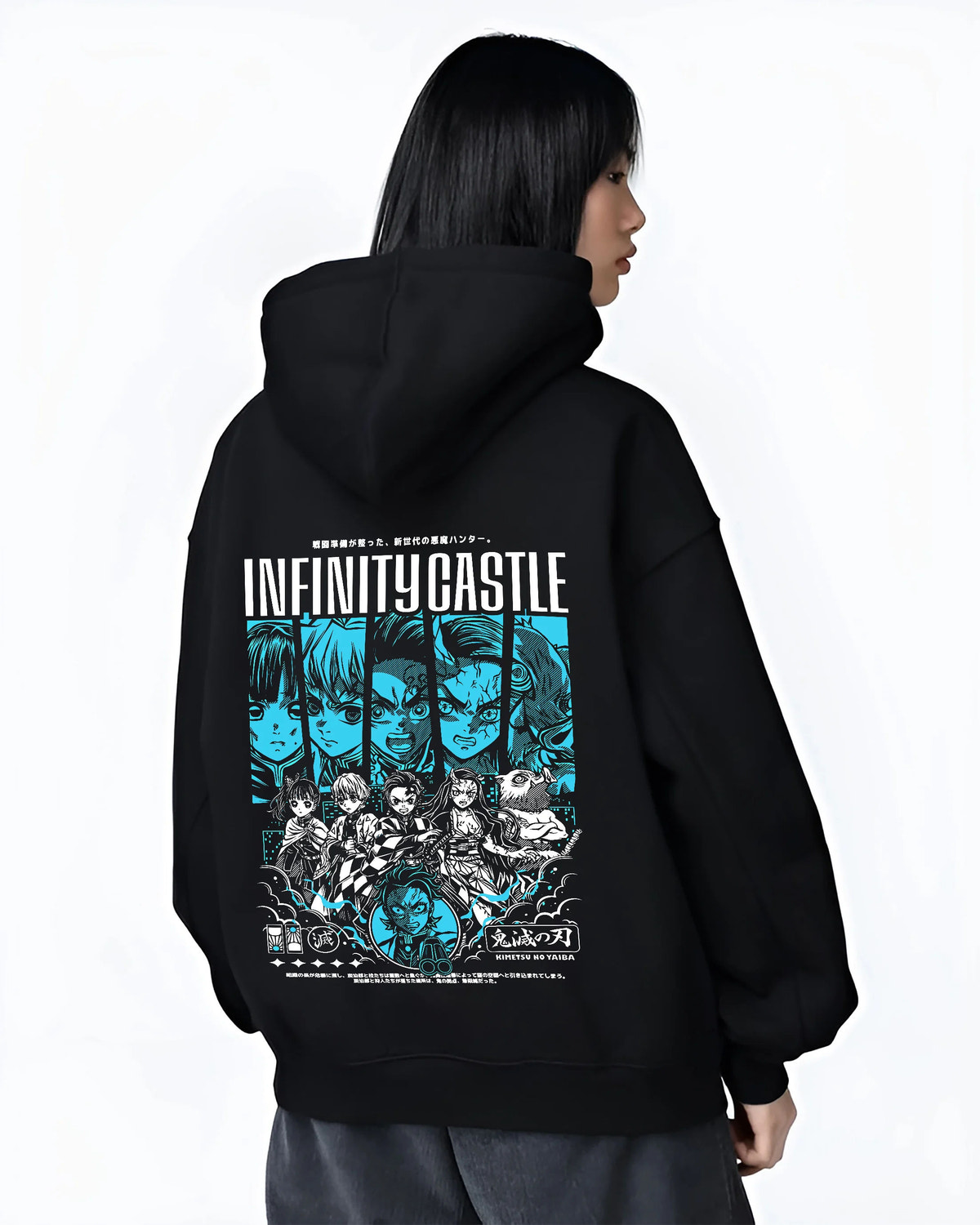 Demon Slayer Infinity Hoodie Castle Ensemble Illustration